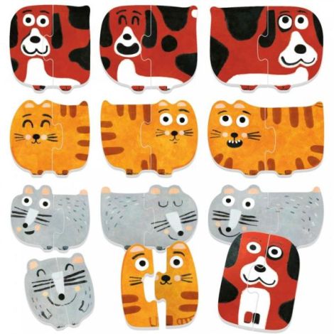 Headu Ecoplay - Puzzle-Uri Progresive - Mic Sau Mare? - imagine 7